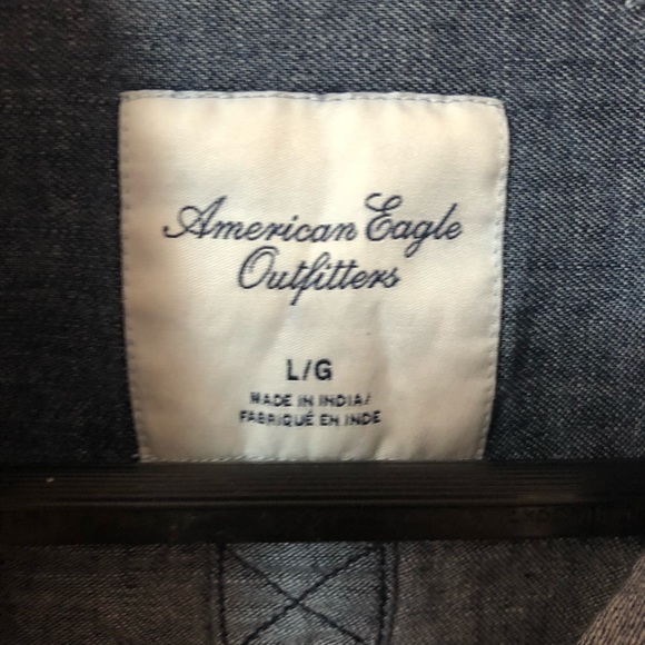 American Eagle denim button down - Picture 3 of 4